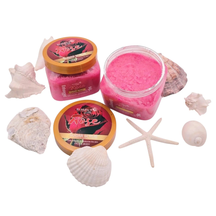 Skincare-Simply Bella Rose Sugar Scrub SIB1010 ($2.50 each, 4pc bundle)