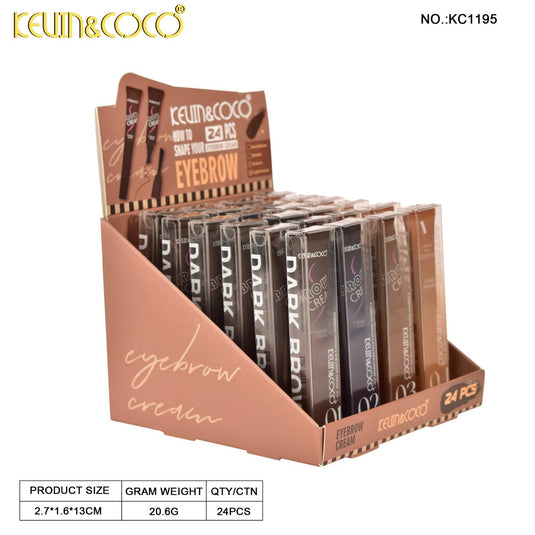 Eyebrow-Kevin&Coco How To Shape Your Eyebrows Gel KC1195 ($1.50 each, 24pc display)