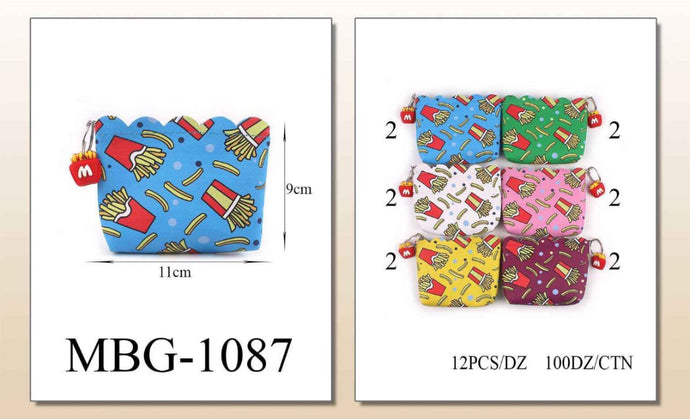 Accessories- French Fries Coin Purse MBG-1087 (12pc pack)