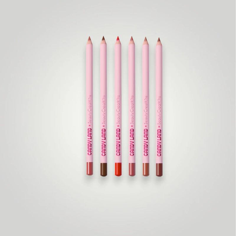 Load image into Gallery viewer, Lips-Beauty Creations x Candyland Sweet Toooth Wooden Lip Pencil Set #CL-WLLS ($7 each, 4pc bundle)
