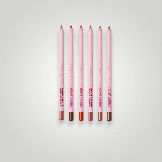 Lips-Beauty Creations x Candyland Sweet Toooth Wooden Lip Pencil Set