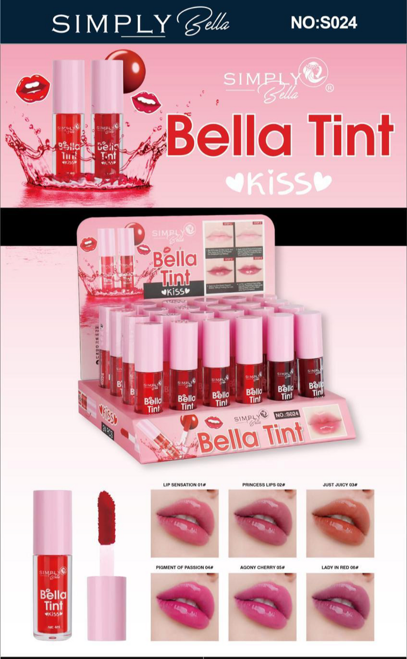 Load image into Gallery viewer, Lips-Simply Bella Bella Tint S024 (24pcs display)
