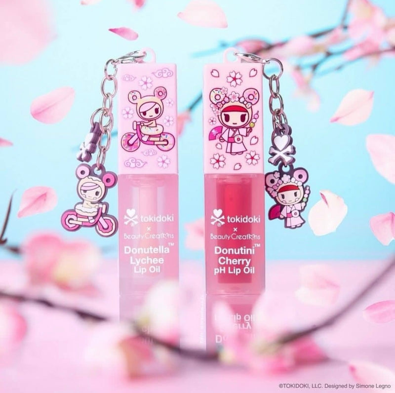 Load image into Gallery viewer, Lips-Beauty Creations x Tokidoki Donutella &amp; Donutini Lip Oil #DT-LO ($3.75 each, 4pc bundle)

