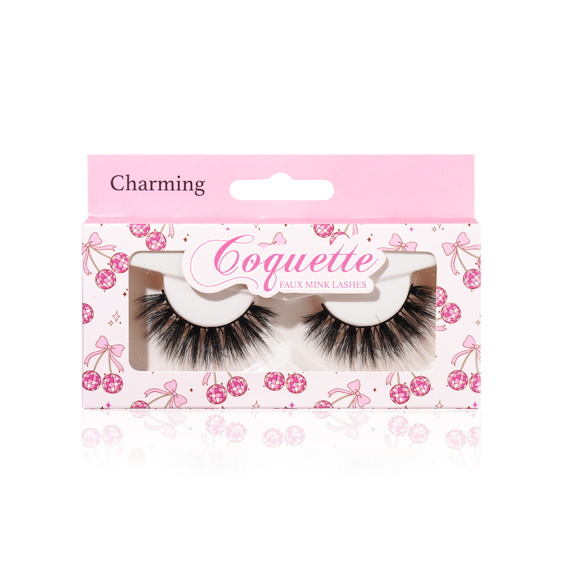Load image into Gallery viewer, Eyes-Coquette Faux Mink Lashes Charming #CQT06(1.25 each, 12pcs bulk)
