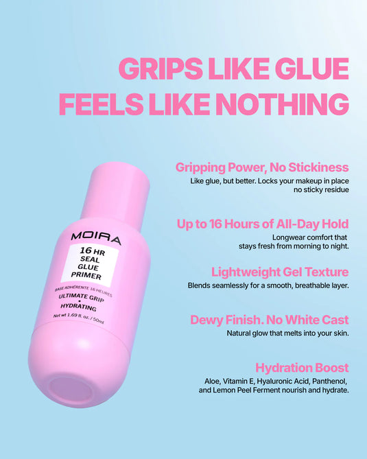 Skincare-Moira 16Hr Seal Glue Primer HRP001 ($4 each, 3pc bundle)