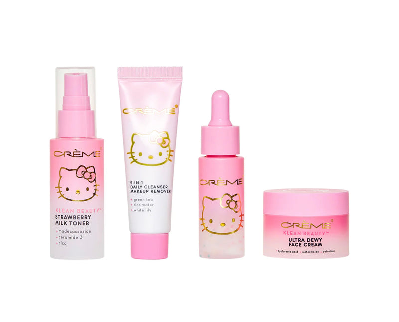 Load image into Gallery viewer, Skincare- The Creme Shop x Hello Kitty Klean Beauty Skincare Essentials KSE00125 (3pc bundle,$19each)
