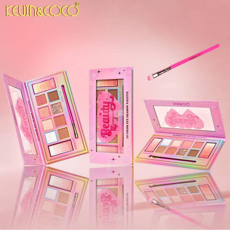 Load image into Gallery viewer, Eyes- Kevin&amp;Coco Beauty Eyeshadow Palette KC245949 (6pc bundle, $3 each)
