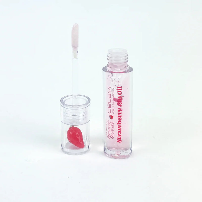 Load image into Gallery viewer, Lips-Celavi Strawberry Shortcake Tinted Lip Oil SS60096 ($2.25 each, 6pc bundle)
