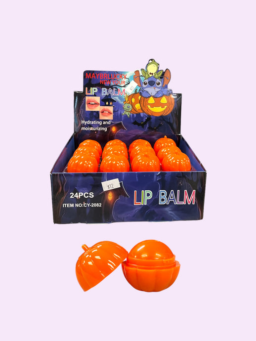 Lips- Halloween Ohana Pumpkin Lip Balm CY-2082 (24pc display)