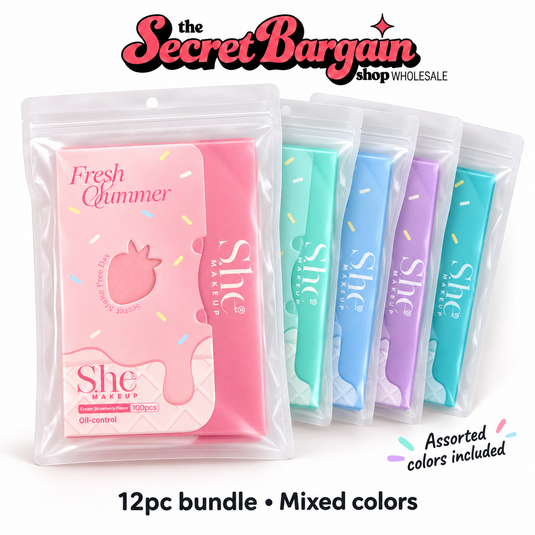 Face-She Makeup Fresh Summer Oil Control Blotting Paper SOB-002 (12pc pack)