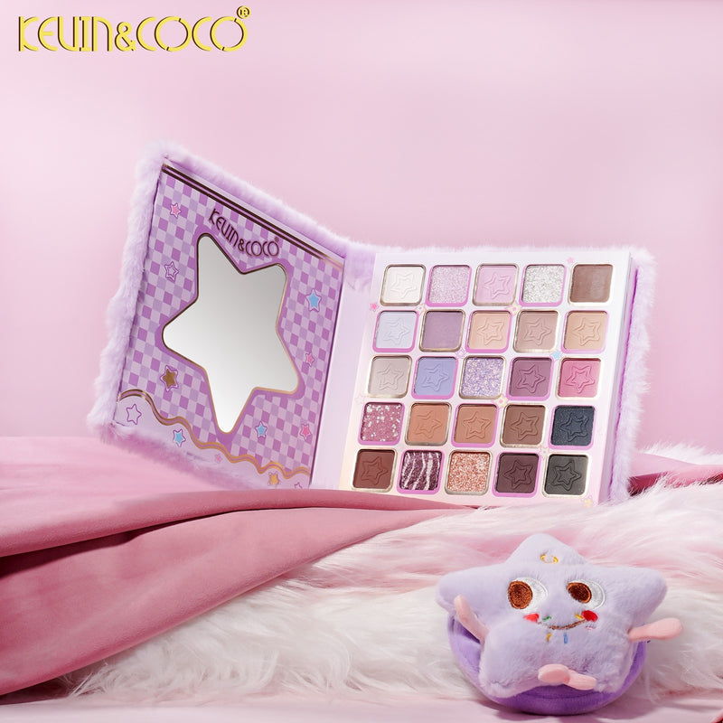 Load image into Gallery viewer, Eyes-Kevin&amp;Coco Plush Star 64 Colors Eyeshadow Palette KC1634 ($9 each, 6pc bundle)
