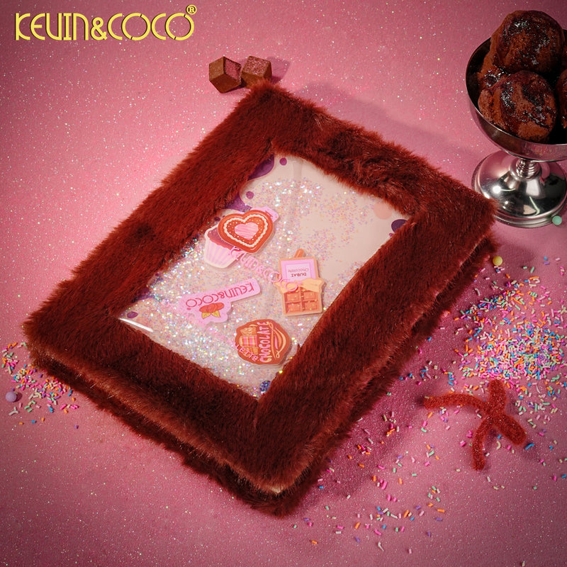 Load image into Gallery viewer, Face-Kevin&amp;Coco Chocolate Fuzzy Eyeshadow Face Palette KC1402 ($12.50 each, 6pc bundle)
