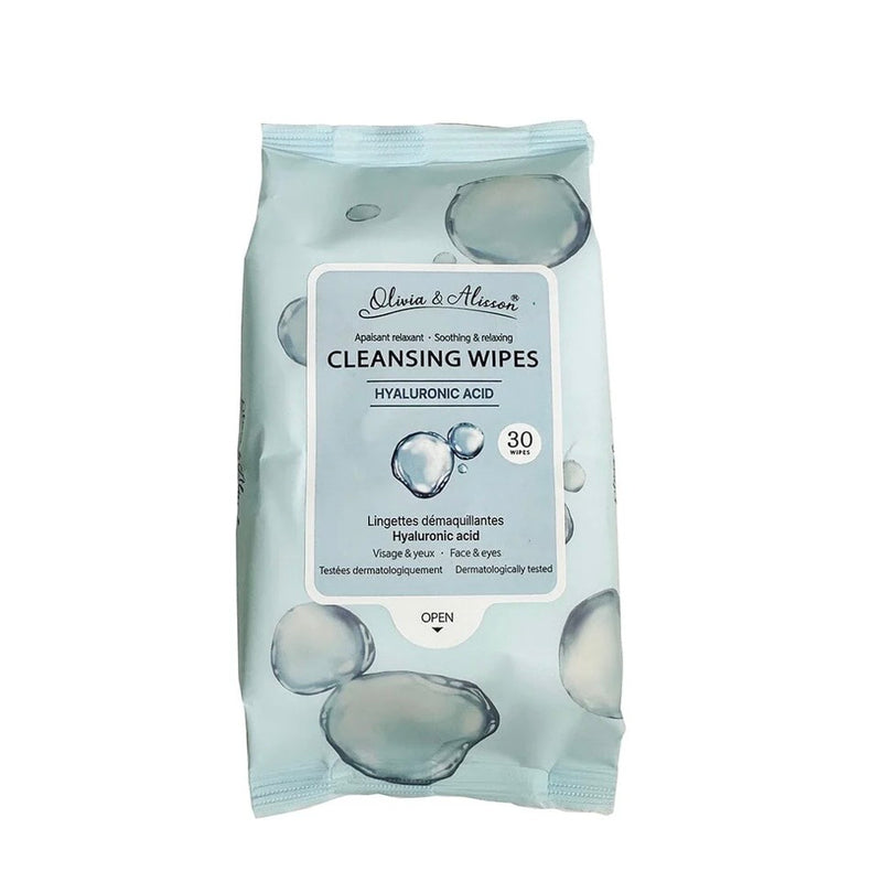 Load image into Gallery viewer, Skincare-She Makeup Hyaluronic Acid Cleansing Wipes MIT012 ($1.08 each, 6pc Bundle)
