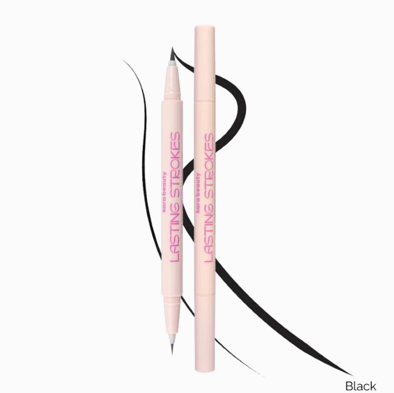 Load image into Gallery viewer, Eyes-Kara Beauty Lasting Strokes Dual Ended Waterproof Liquid Eyeliner BLACK EL2-14-1 ($4.50 each,4pc bundle)
