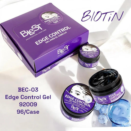Hair-Blest Egde Control Gel Biotin BEC-03 ($2.50 each, 6pc bundle)