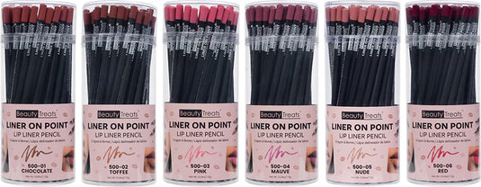 Lips-Beauty Treats Liner On Point Lip Liner Pencil #500 ($0.35 each, 48pc Jar)