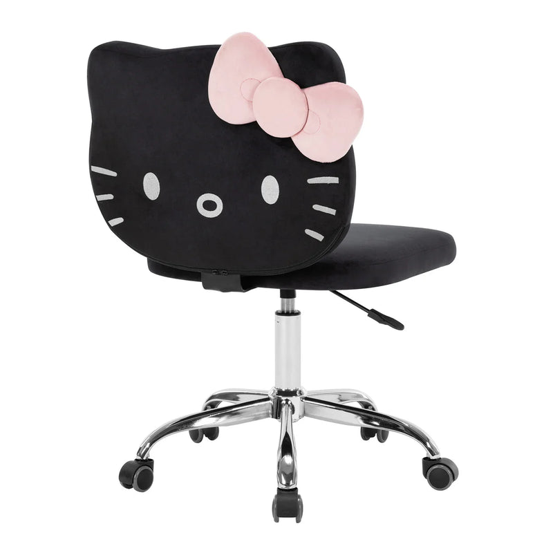 Load image into Gallery viewer, Impressions Hello Kitty Face Swivel Vanity Chair HK229-BLK (1pc)
