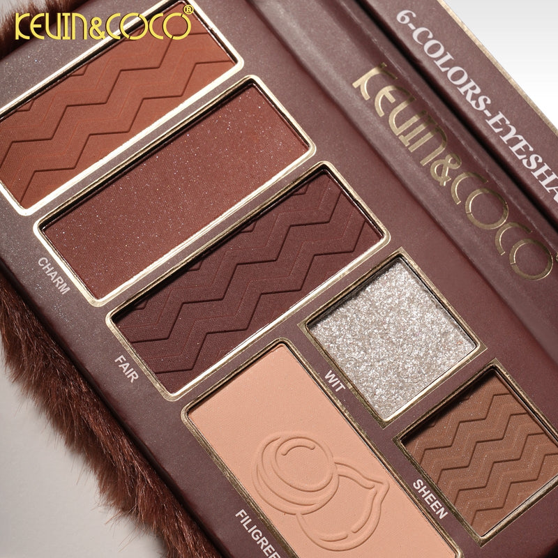 Load image into Gallery viewer, Face-Kevin&amp;Coco Hazelnut Eyeshadow Palette KC1302 ($3 each, 12pc Display)
