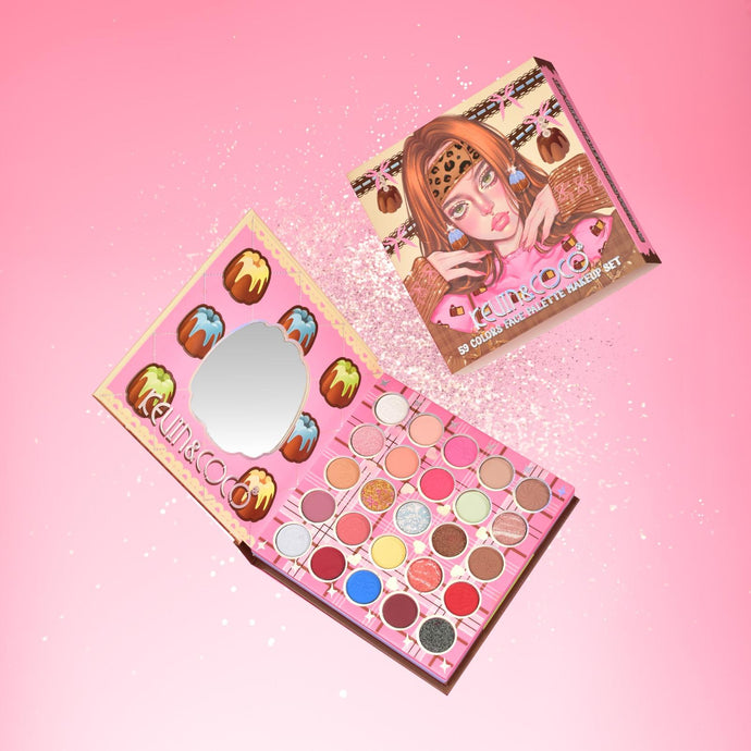 Eyes-Kevin&Coco Cake Eyeshadow & Face Palette KC1225 ($5.75 each, 4pc bundle)