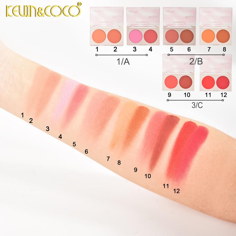Load image into Gallery viewer, Face-Kevin&amp;Coco Creamy Poetry Blush KC258636 ($2 each, 12pc display)
