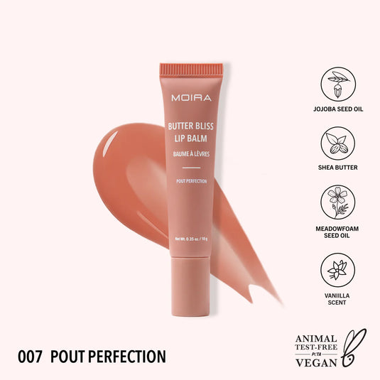 Lips- Moira Butter Bliss Lip Balm BBLB007 Pout Perfection (3pc bundle, $3 each)