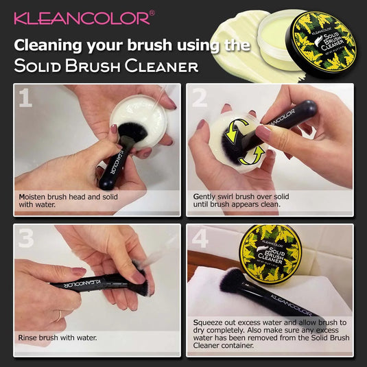 Brushes- Kleancolor Solid Brush Cleaner CBR114 (12pc display)