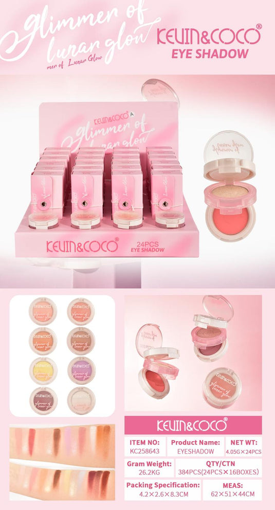 Eyes-Kevin&Coco Glimmer of Lunar Glow KC258643 ($2 each, 24pc display)