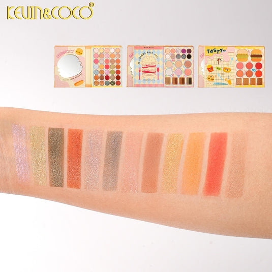 Face-Kevin&Coco Hamburguer  Eyeshadow Face Palette KC1462 ($13 each, 6pc bundle)