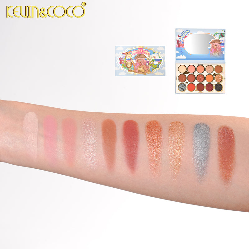 Load image into Gallery viewer, Eyes-Kevin&amp;Coco Animal Rhapsody Eyeshadow Palette KC1356 ($2.25 each, 12pc display)
