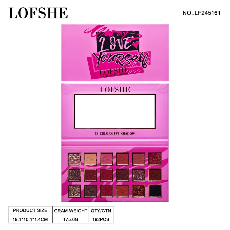 Load image into Gallery viewer, Eyes- Lofshe Always Love Yourself Eyeshadow Palette LF245161 (6pc bundle, $2.50 each)
