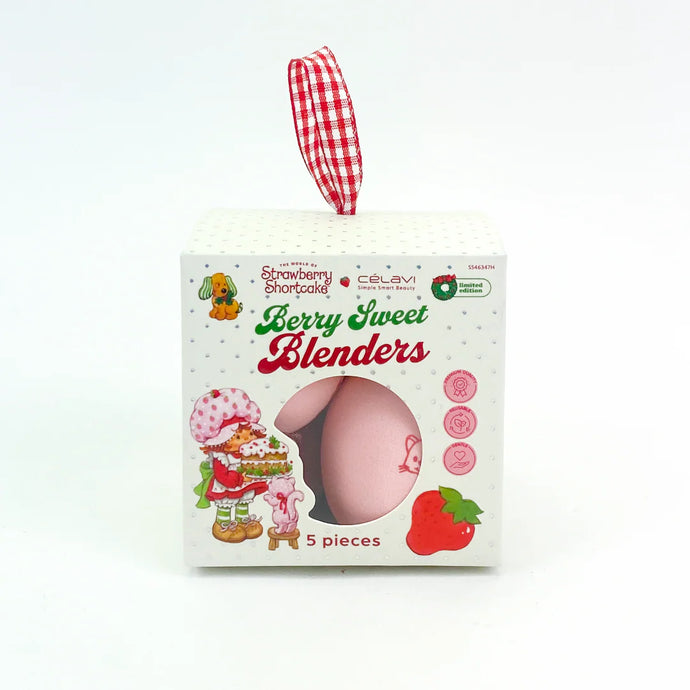 Face-Celavi Strawberry Shortcake Berry Sweet 5pc Makeup Blenders SS46418HD (3.50 each, 6pc bundle)