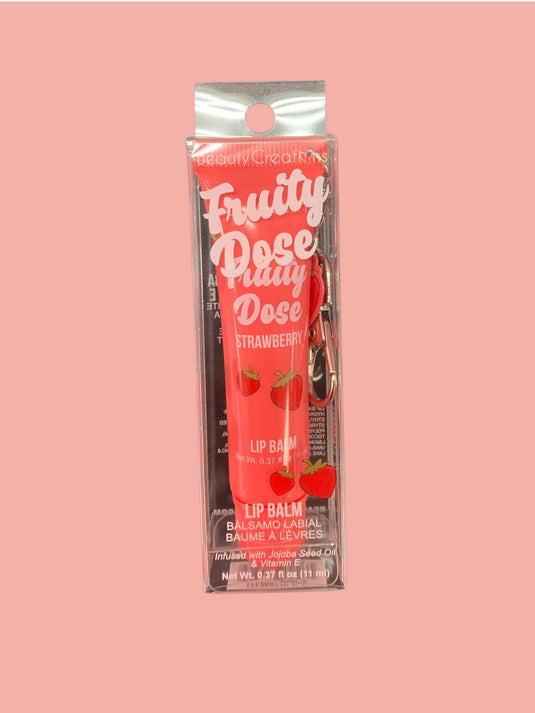 Lips-Beauty Creations Fruity Dose Strawberry Lip Balm  FDLB-S ($2 each, 6pcs bundle)