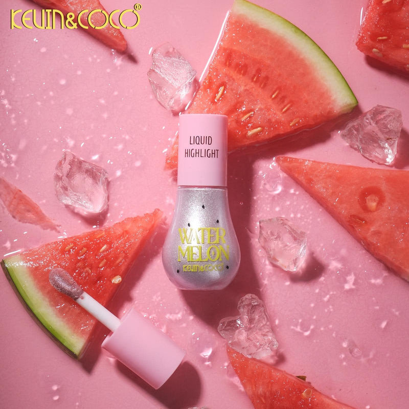 Load image into Gallery viewer, Face-Kevin&amp;Coco Watermelon Collection Liquid Highlight KC1414 ($2 each, 24pc Display)

