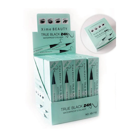 Eyes-Xime Beauty TRUE BLACK 24H Eyeliner XB-716 (24pc display, $2 each)