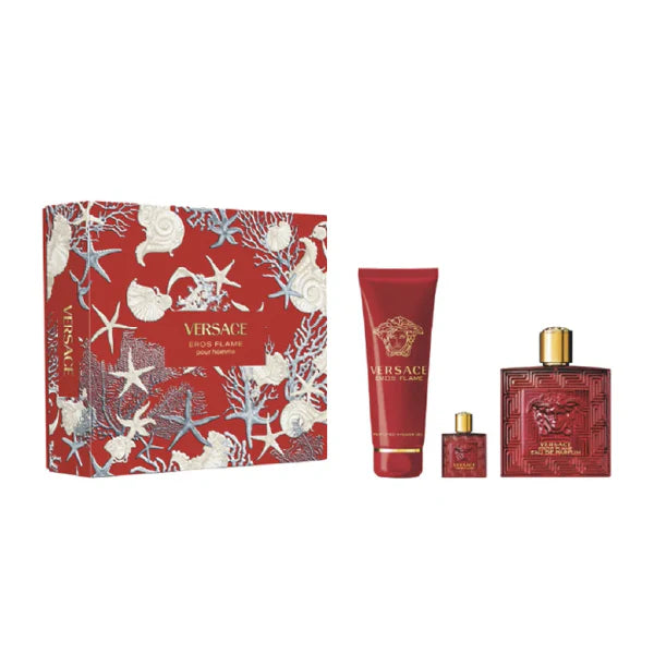 Load image into Gallery viewer, Perfume Set- Eros Flame By Versace Eau De Parfum  -100% Authentic
