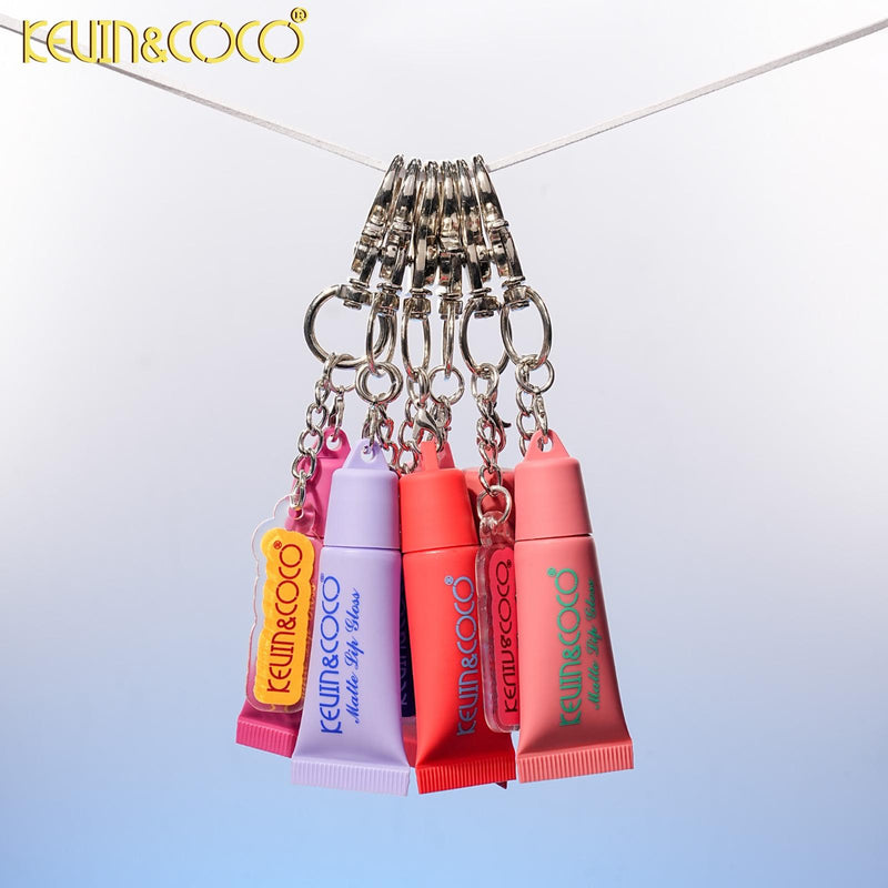 Load image into Gallery viewer, Lips-Kevin&amp;Coco Matte Lip Gloss Keychain KC1410 ($1 each, 24pc display)

