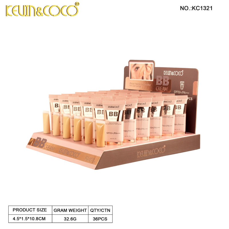 Load image into Gallery viewer, Skincare-Kevin&amp;Coco BB Cream SPF50+ KC1321 ($2.50 each, 36pc display)

