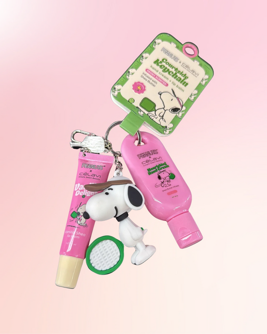 Lips-Celavi x Peanuts Hand Cream and Lip Balm Keychain P50455R4 ($3 each, 6pc bundle)