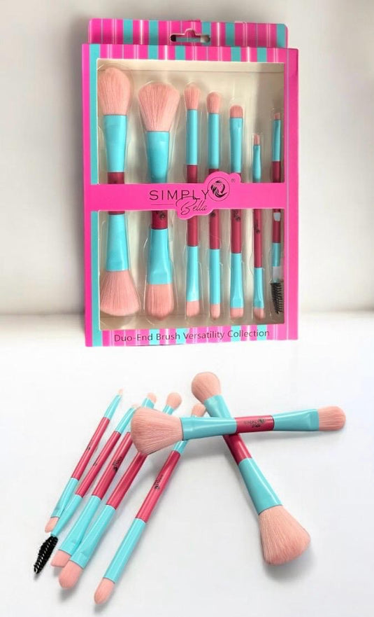 Brushes-Simply Bella Double Sided Brush Set STB016-FUCHSIA ($3.25 each, 12pc bundle)