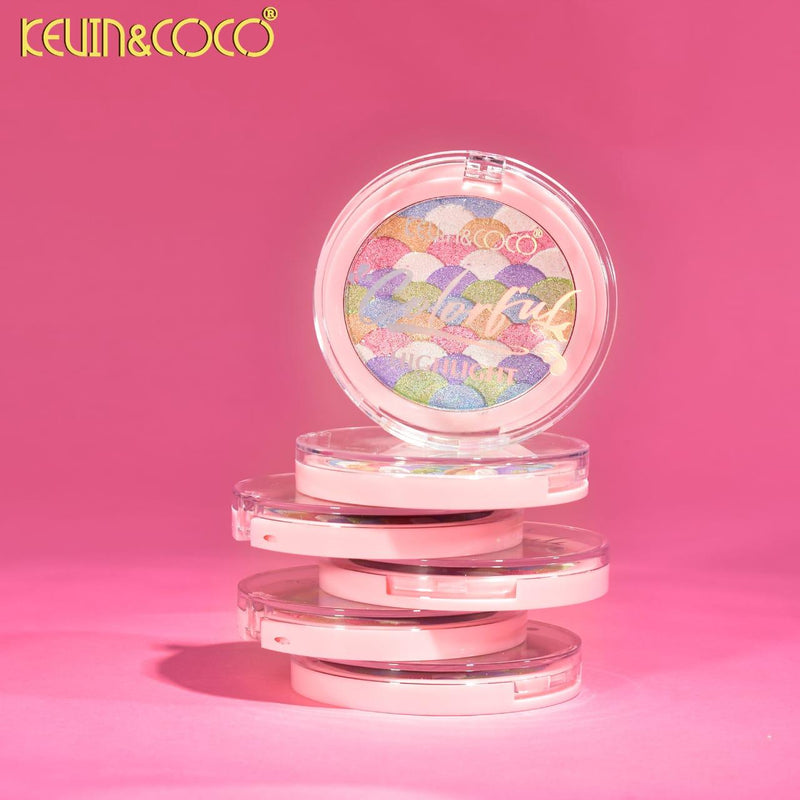 Load image into Gallery viewer, Face-Kevin&amp;Coco Mermaid Colorful Highlight KC248865 ($1.50 each, 24pc display)
