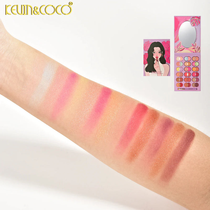 Load image into Gallery viewer, Eyes-Kevin&amp;Coco Melody Breeze 54-Color Eyeshadow Palette KC1023 ($4.75 each, 4pc bundle)
