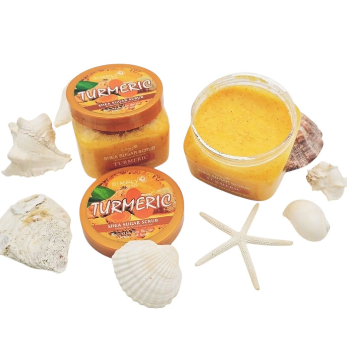 Skincare-Simply Bella Turmeric Shea Sugar Scrub SIB1003 ($2.50 each, 4pc bundle)