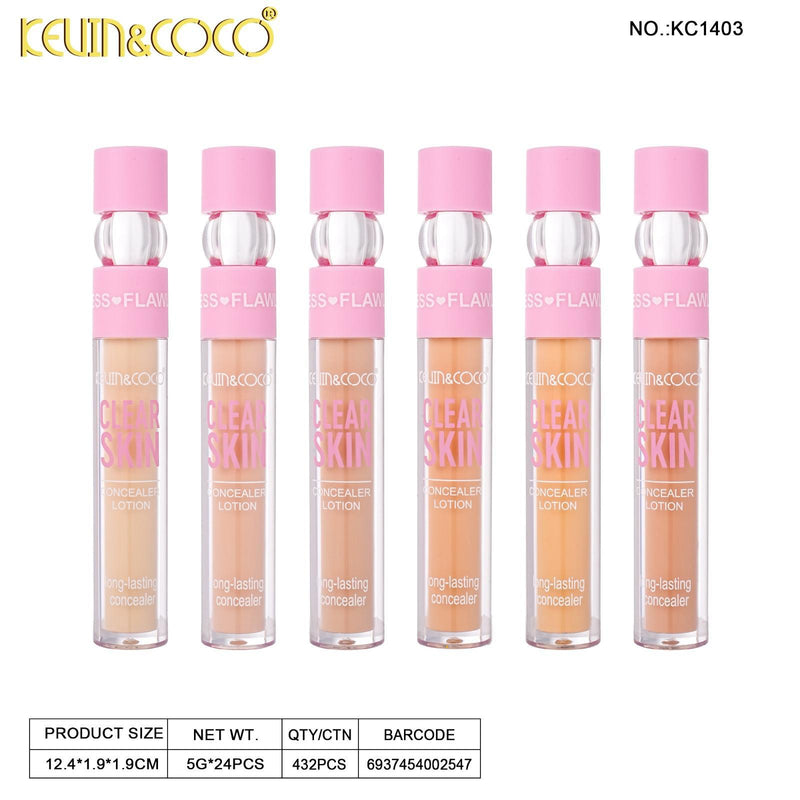 Load image into Gallery viewer, Face-Kevin&amp;Coco Clear Skin Concealer KC1403 ($1.25 each, 24pc display)
