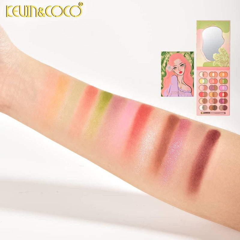 Load image into Gallery viewer, Eyes-Kevin&amp;Coco Melody Breeze 54-Color Eyeshadow Palette KC1024 ($4.75 each, 4pc bundle)
