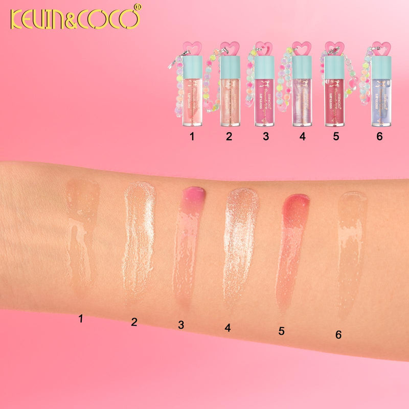 Load image into Gallery viewer, Lips-Kevin&amp;Coco Doll Romantic Whisper Lip Gloss KC1241 ($1 each, 24pc Display)
