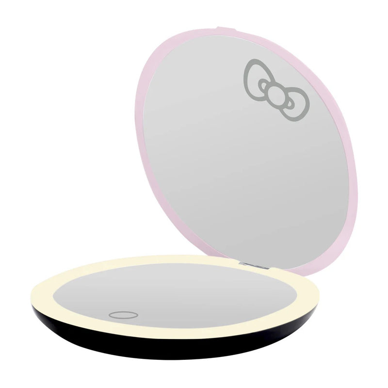 Load image into Gallery viewer, Novelties- Impressions Hello Kitty Super Cute Signature LED Compact Mirror HKSSPRM342-PNK (3pc bundle, $13 each)
