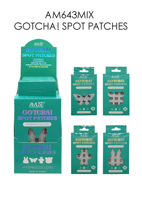 Skincare-AMUSE Gotcha Spot Patches AM643MIX ($2.50 each, 12pc display)
