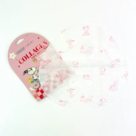 Skincare-Celavi x Peanuts Collagen Face Mask P70173-1 ($0.83 each, 12pc bundle)