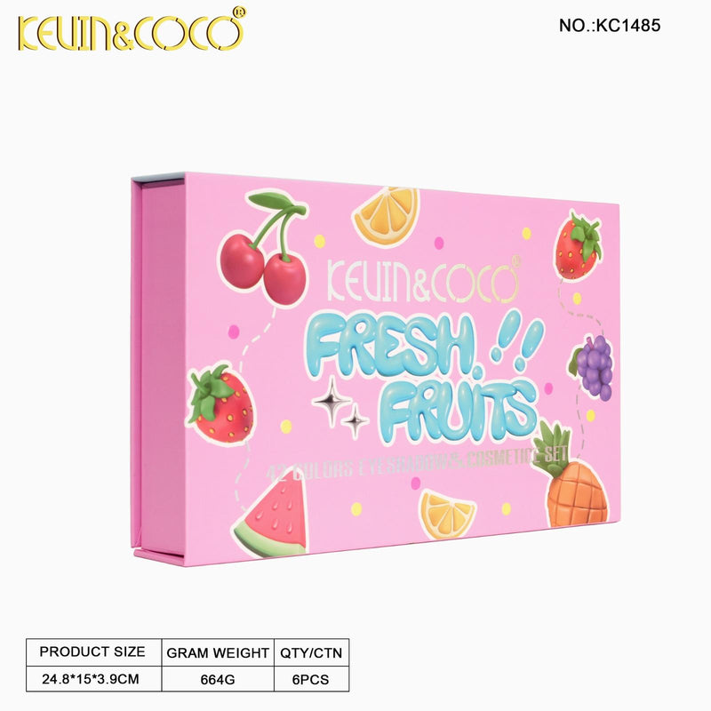 Load image into Gallery viewer, Face-Kevin&amp;Coco Fresh Fruits Cosmetic Set KC1485 ($8.75 each, 4pc bundle)
