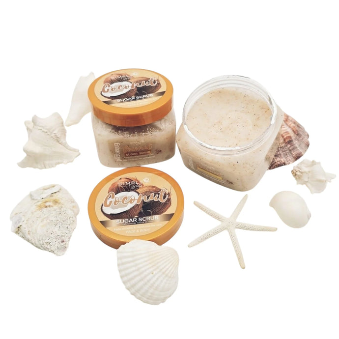 Skincare-Simply Bella Coconut Sugar Scrub SIB1009 ($2.50 each, 4pc bundle)